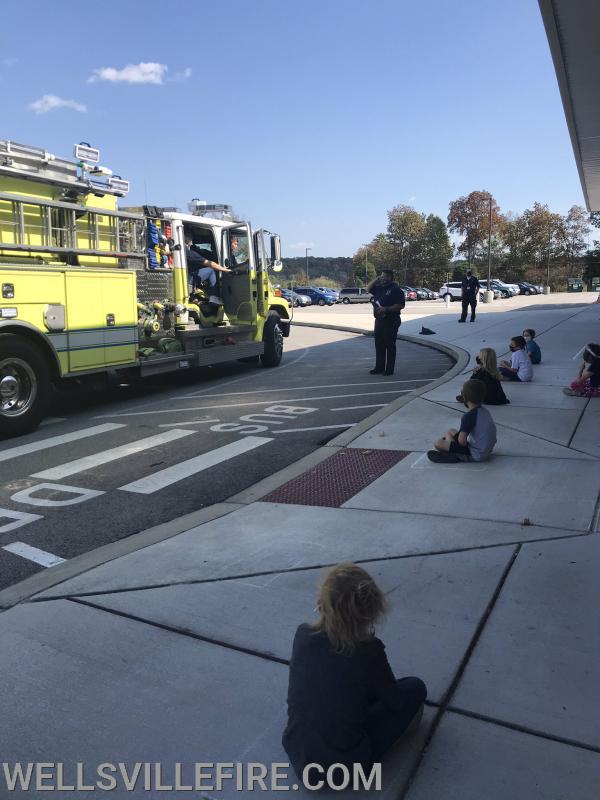 Fire Prevention Day 2020 at Wellsville Elementary School